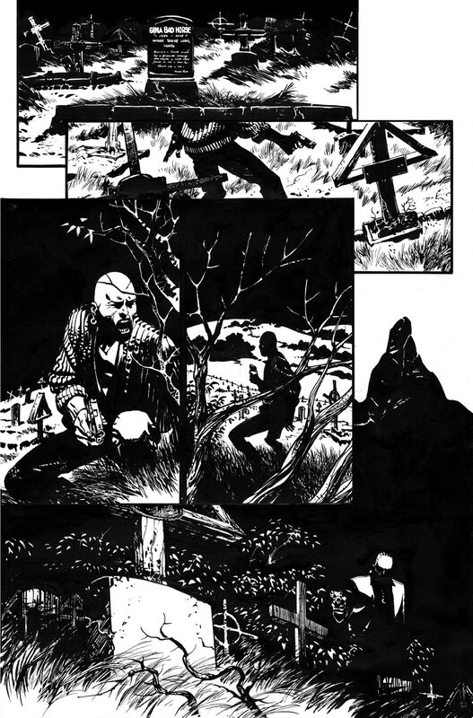 R.M. Guéra, R.m.guera, Scalped #58 page 11 - Comic Strip