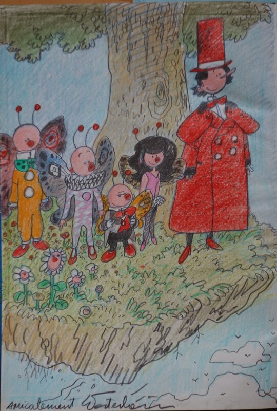 Wasterlain - Docteur Poche - l'île des hommes papillons - Sketch