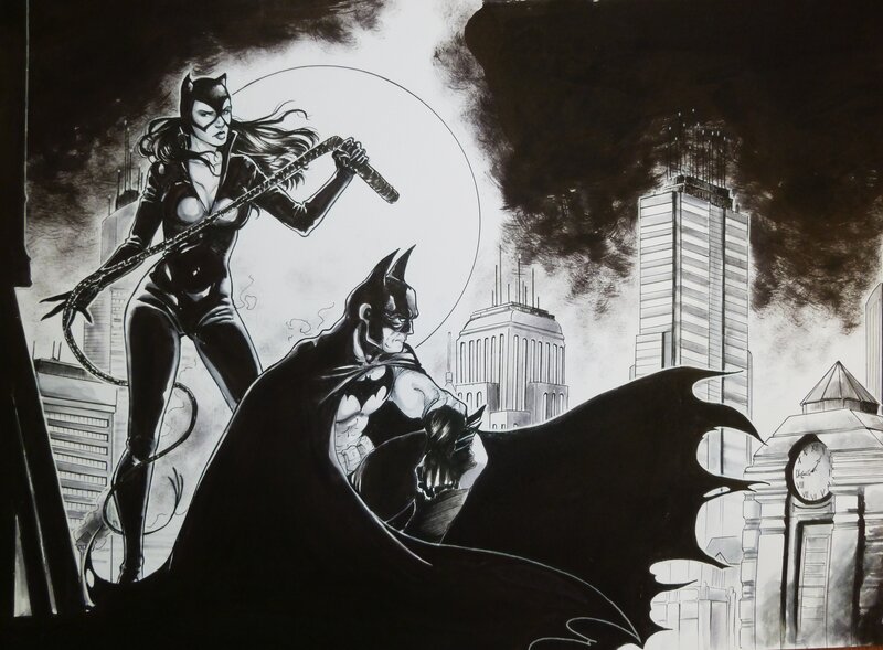 Catwoman par Dimat - Illustration originale