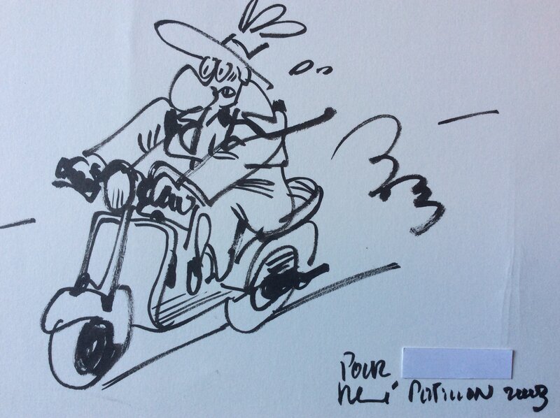 Jack Palmer by René Pétillon - Sketch