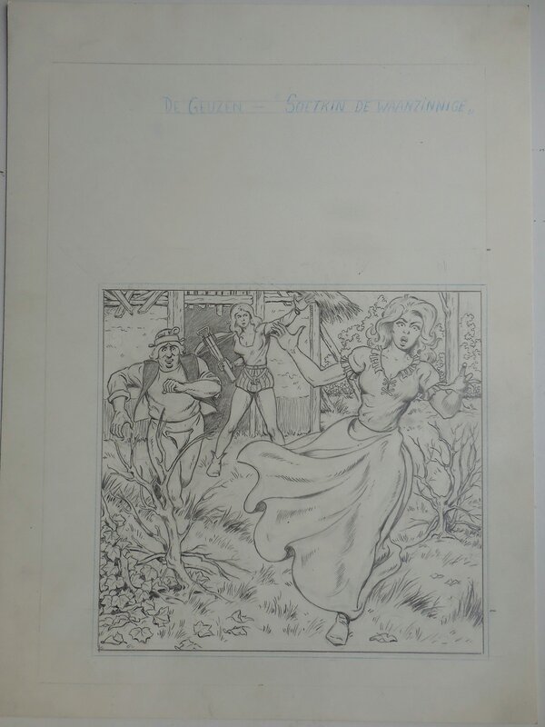Willy Vandersteen, De geuzen 5 - Soetkin, de waanzinnige - Couverture originale