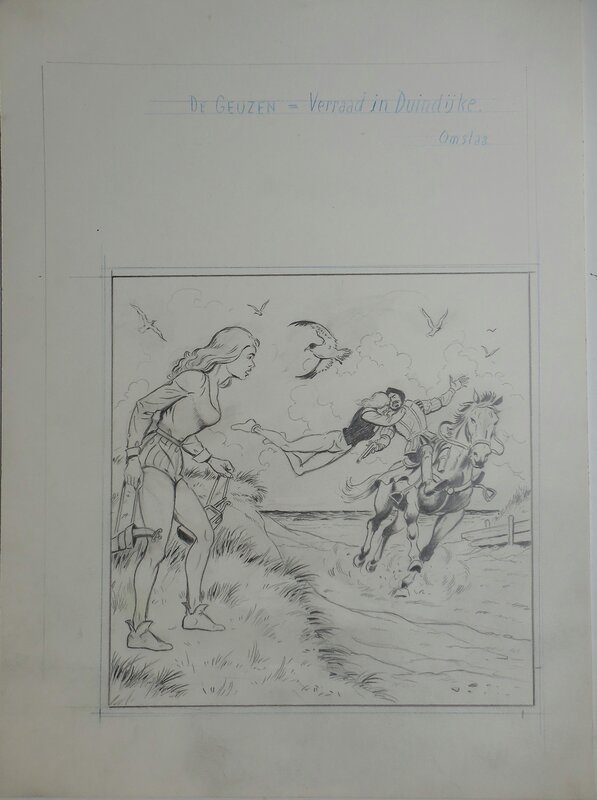 Willy Vandersteen, Geuzen 8 - Verraad in Duindijke - Couverture originale