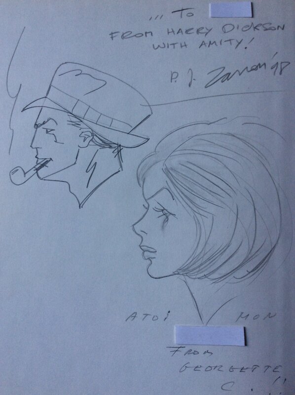 Harry Dickson by Pascal J. Zanon - Sketch