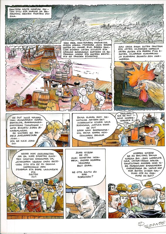 Daniel Redondo, La MARQUE DE LA SORCIÈRE - Planche originale