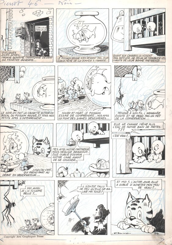 Cricri souris d'appartement Calvo - Comic Strip