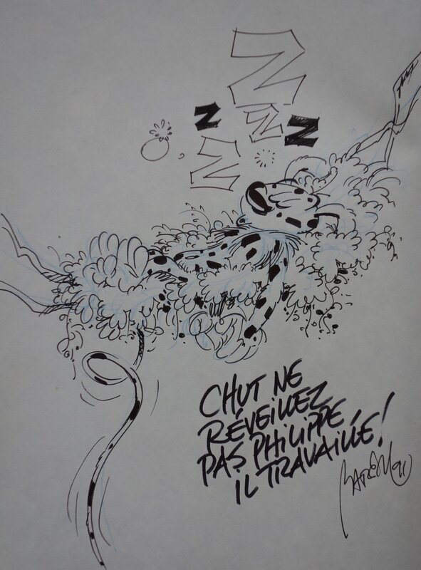 Marsupilami by Batem - Sketch