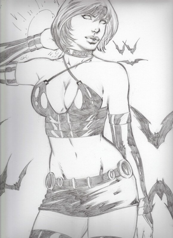 Marcio Doug, Chastity - Ed Benes Studio - Original Illustration