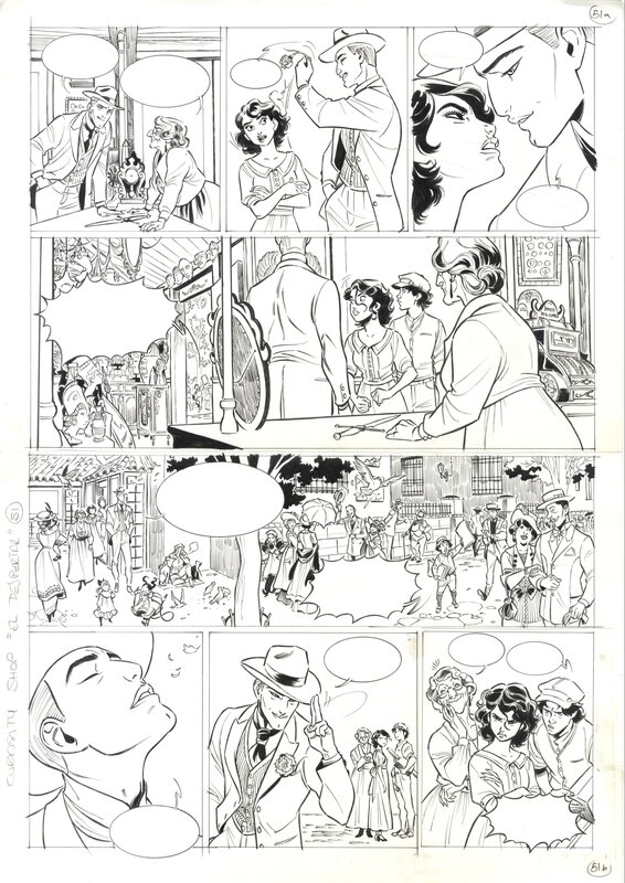 Montse Martín, Martín Montse, Curiosity Shop 1- 1914 : Le Réveil planche 51 - Planche originale