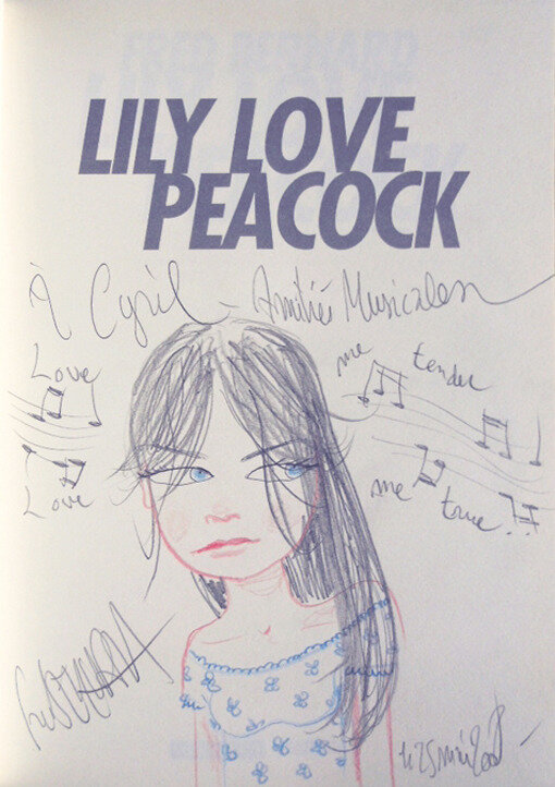 Lyli love Peacock by Fred Bernard - Sketch