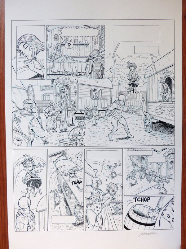 Jacques Lamontagne, Aspic TOME 3 PLANCHE 14 ( PAGE 15 DE L’ALBUM ) - Planche originale