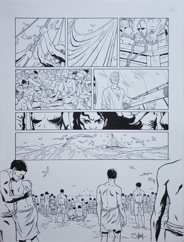 Sylvain Savoia, Les esclaves oubliés de Tromelin - Comic Strip