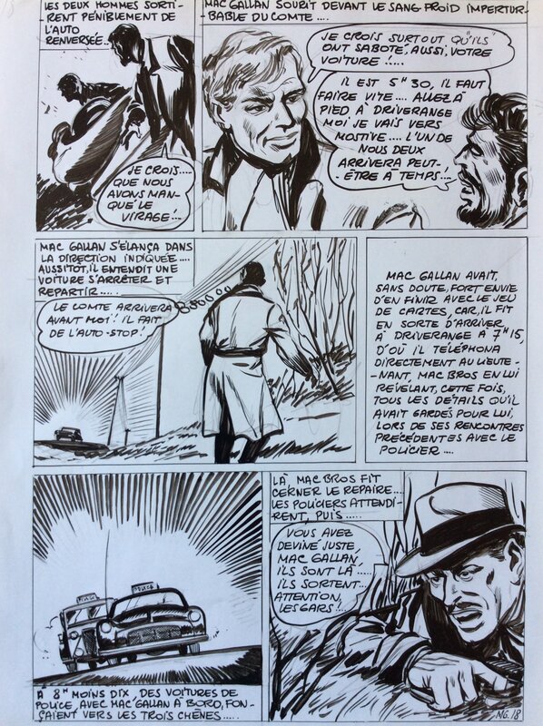 Pierre Dupuis, Mac Gallan - Échec à l'As - Comic Strip