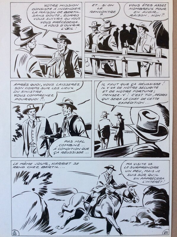 André Oulié, Moreau de Tours, Les aventures de Zorro - Justice de l'ouest - Comic Strip