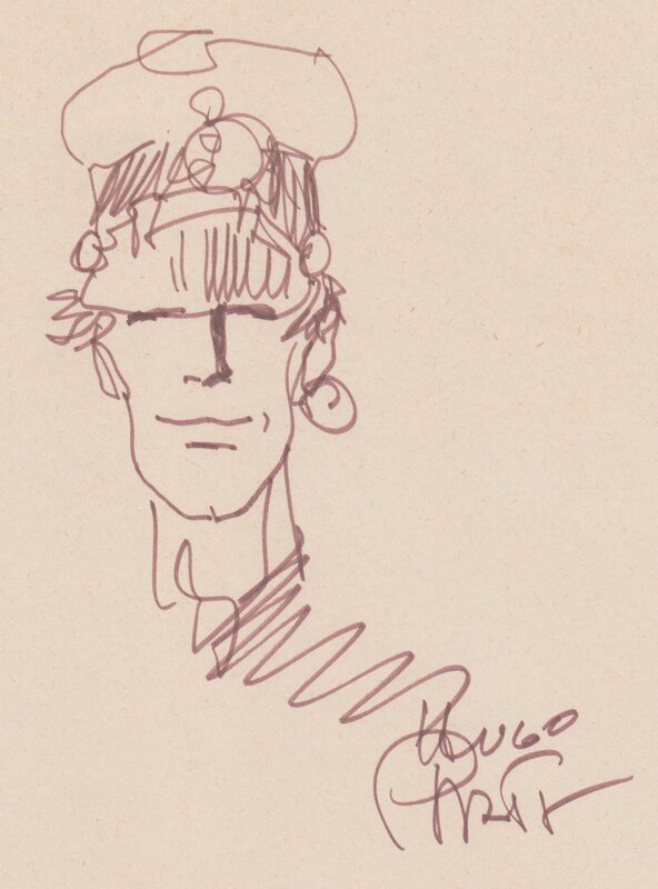 Corto Maltese by Hugo Pratt - Sketch