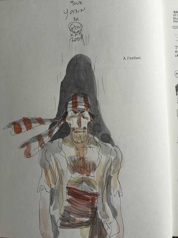 Un pirate by Gipi - Sketch