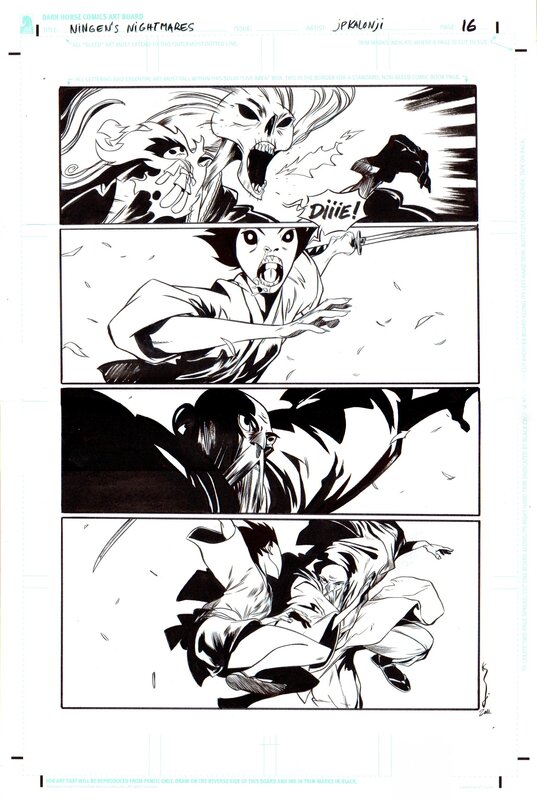 Jean-Philippe Kalonji, Ningen's Nightmares planche 16 - Planche originale