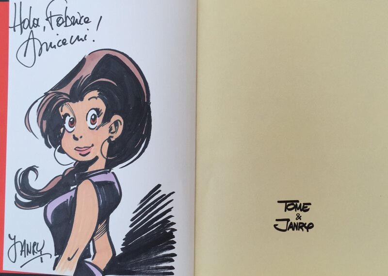 Janry, Univers de Spirou: Luna... fatale - Dédicace