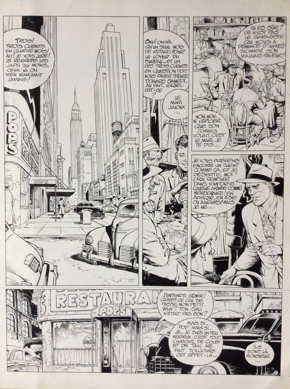 Manhattan - Colby par Michel Blanc-Dumont, Greg - Planche originale