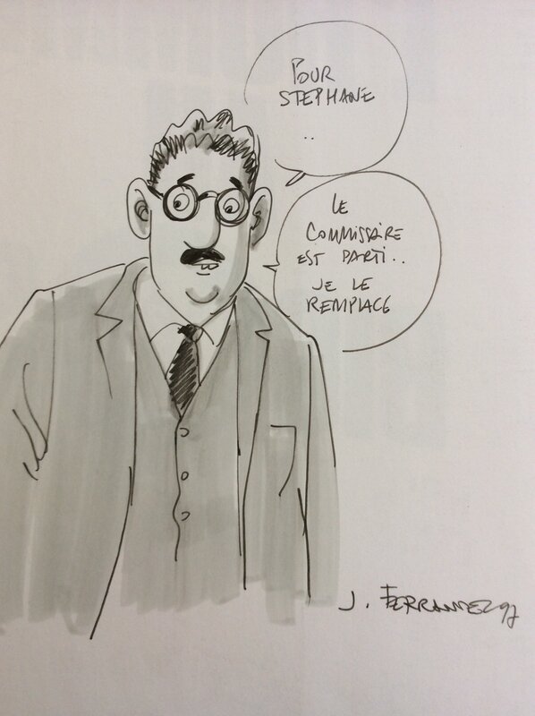 Jacques Ferrandez, Commissaire Raffini - Stéphane - Sketch