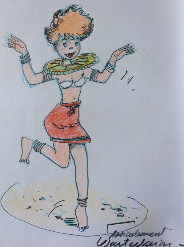 Jeannette Pointu by Marc Wasterlain - Sketch