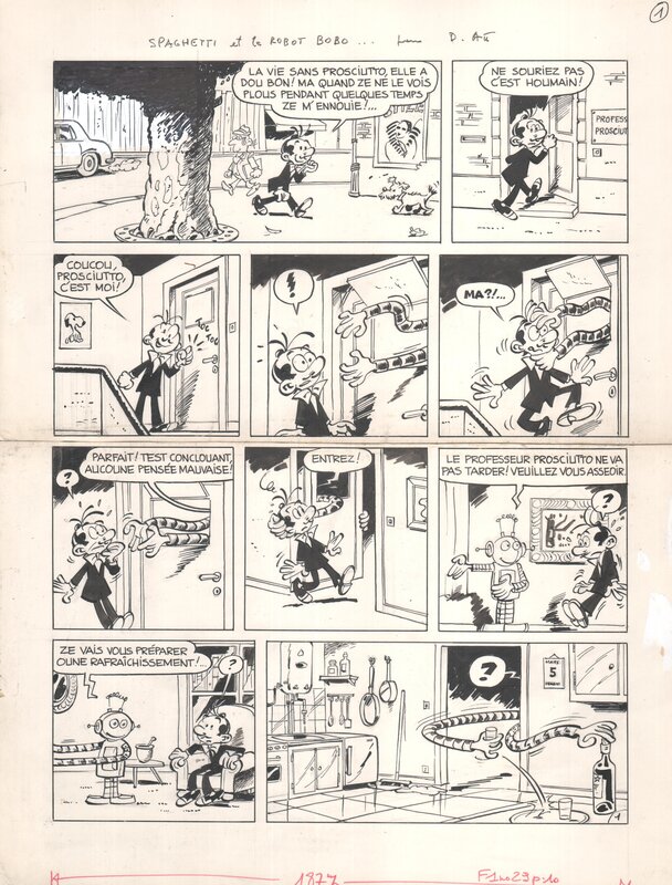 Spaguetti by Dino Attanasio - Comic Strip