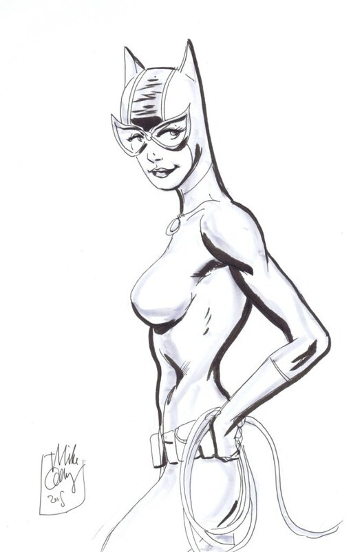 Catwoman par Collins - Dédicace