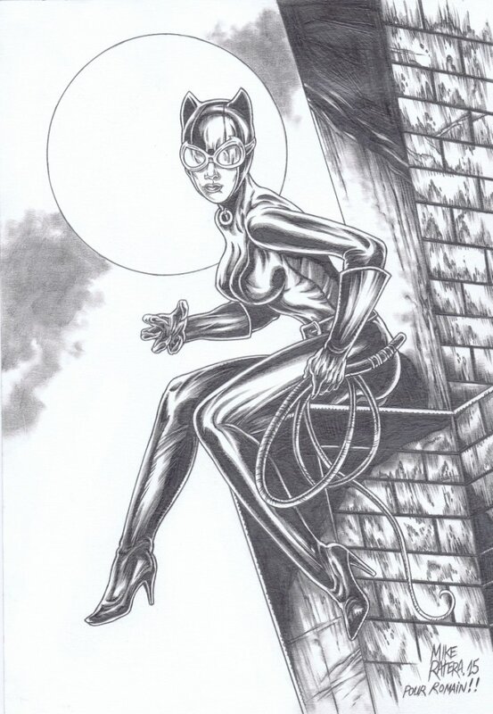 Catwoman par Ratera - Illustration originale