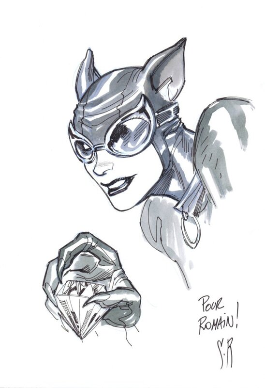 Catwoman par Roux - Sketch