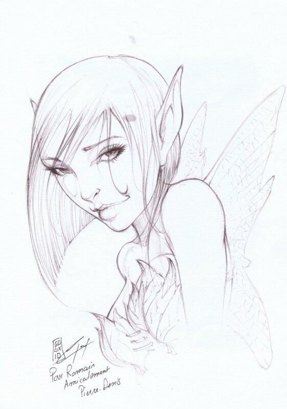 Fée by Pierre-Denis Goux - Original Illustration