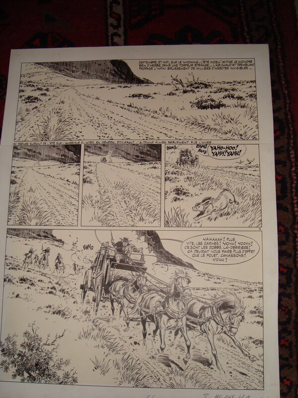 Comanche par Greg, Hermann - Planche originale