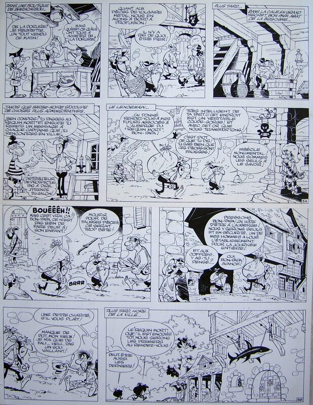 Marcel Remacle, Marcel Denis, Le vieux Nick et Barbe-Noire - Comic Strip