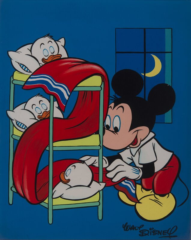 René Guillaume - couverture Journal de Mickey n°598 - Couverture originale