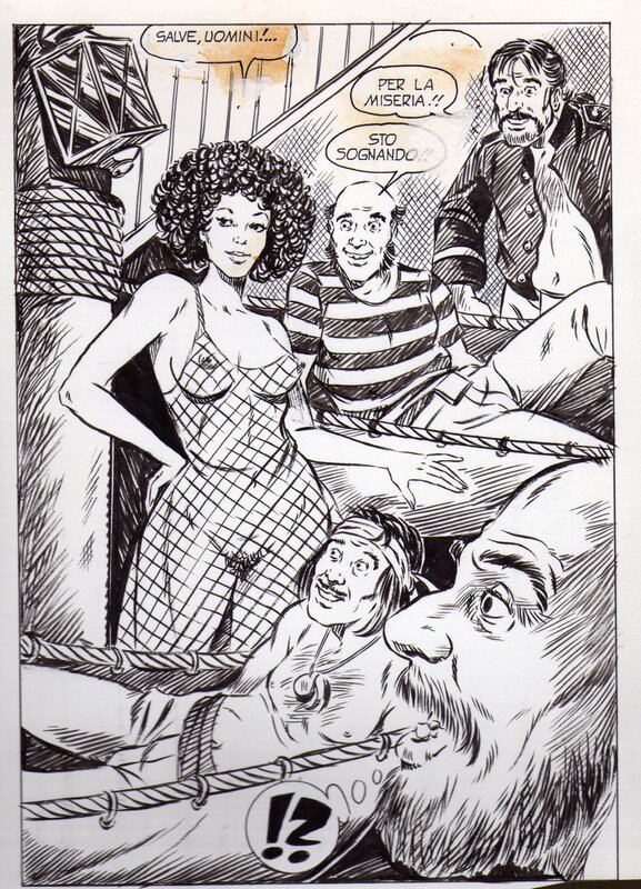 Alberto Del Mestre, La porta del inferno - La Schiava n°13  page 148 (Série jaune n°119) - Comic Strip