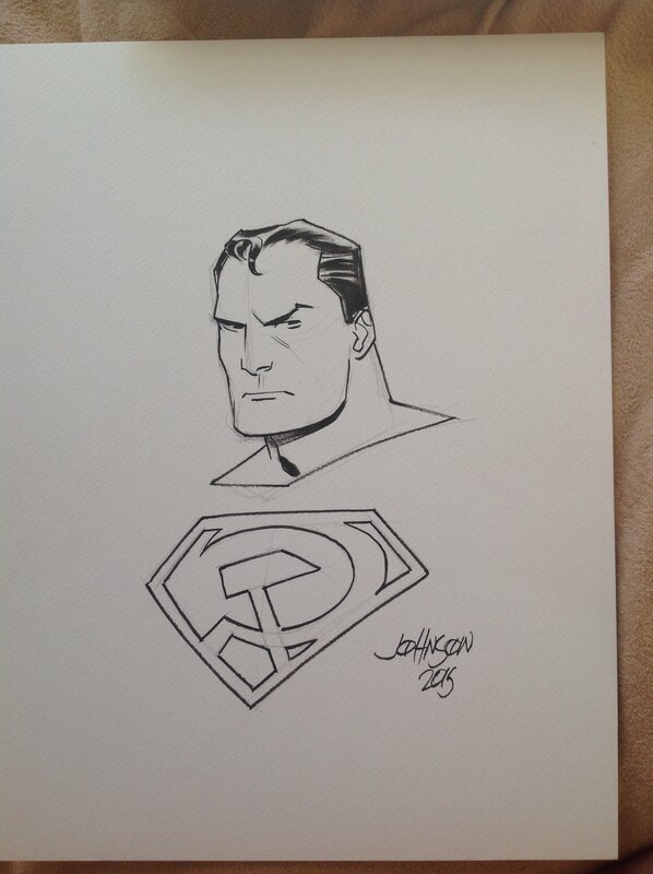 Superman Dave Johnson - Comic Strip