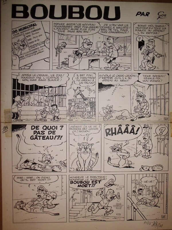 Boubou, 1966. by Gos - Comic Strip