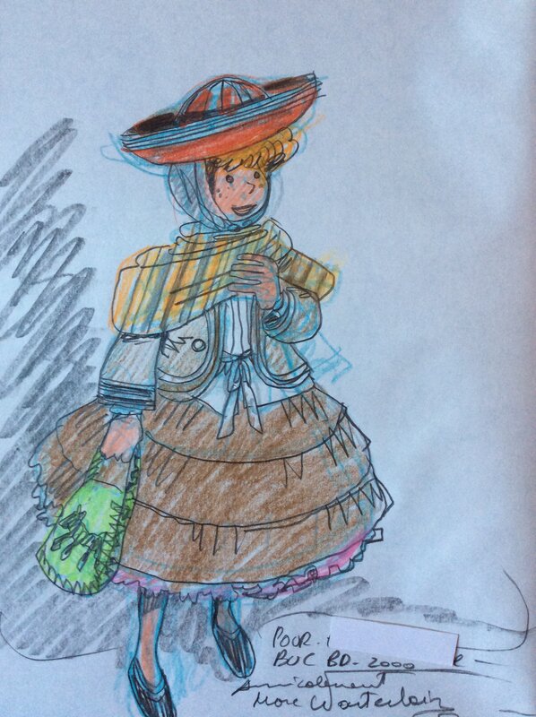 Jeannette Pointu by Marc Wasterlain - Sketch