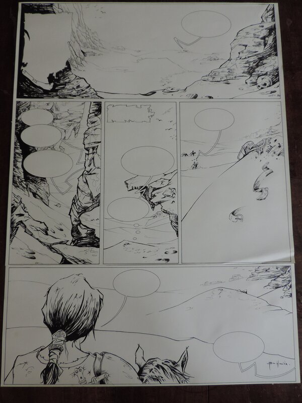 Afif Ben Hamida, Planche originale Nogard T1 - P2 - Planche originale