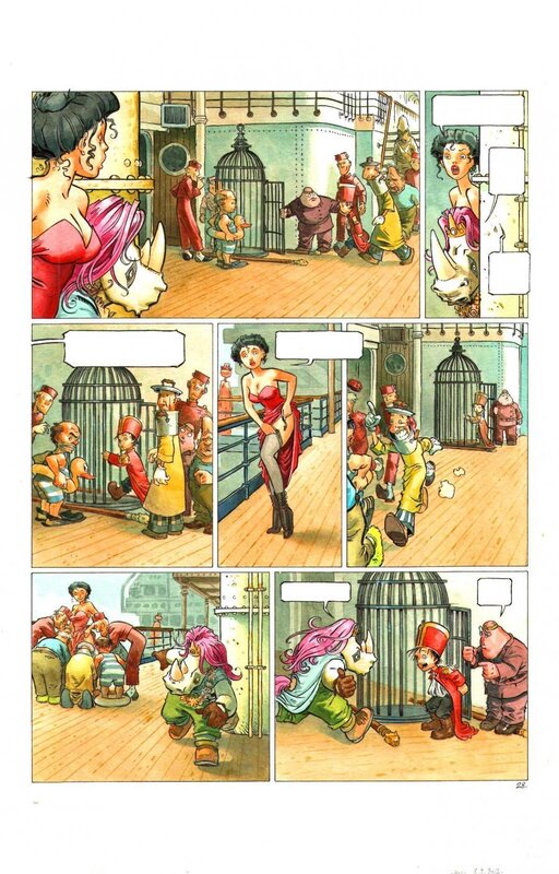 Jean-Baptiste Andréae, Terre Mécanique - Tome #1 - Océanica - pl 28 - Planche originale