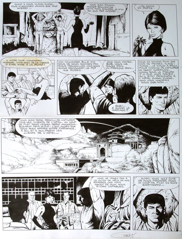 Coria, Henri Vernes, Bob Morane – Tome 43 – Un parfum d' Ylang-Ylang - Comic Strip