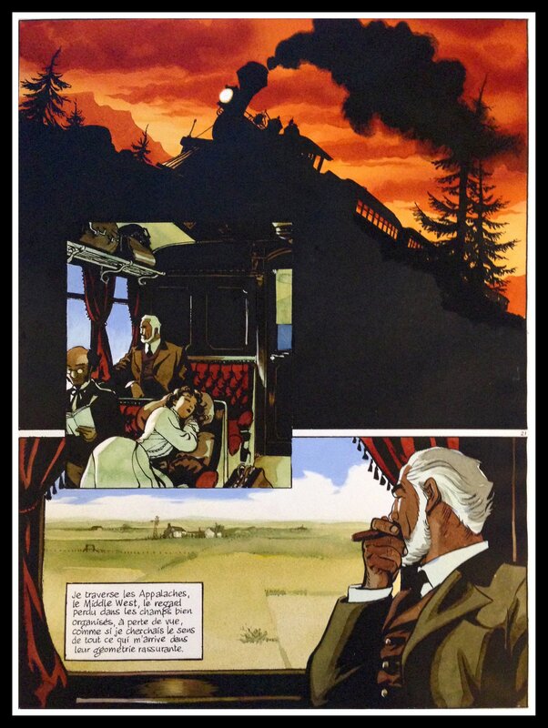 Enrico Marini, Stephen Desberg, L'Etoile du désert (T.1), Planche 21 - Comic Strip
