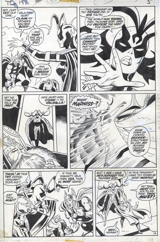 John Buscema, Vince Colletta, Thor, Issue 199, page 4 - Comic Strip