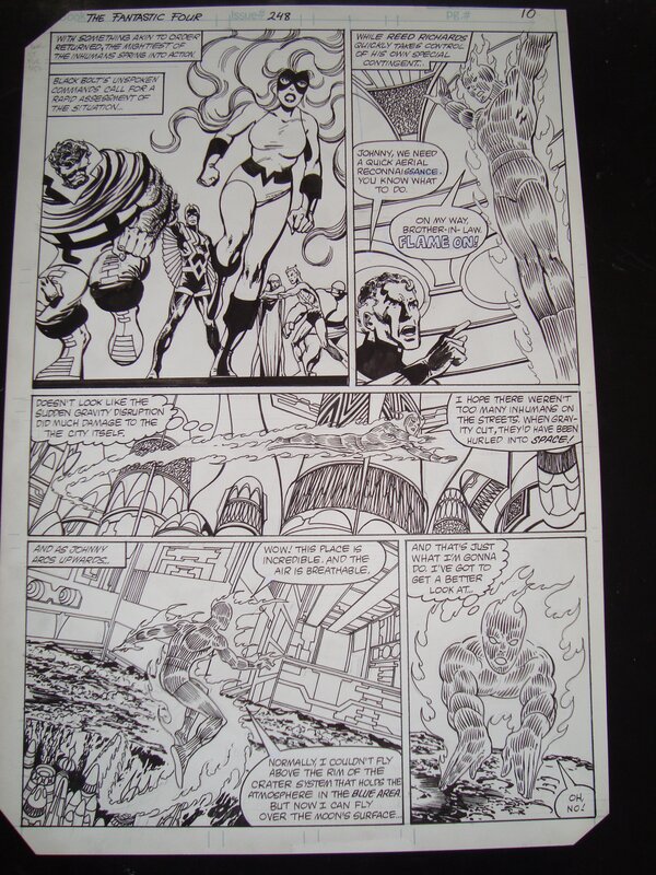Fantastic FOUR 248 by John Byrne - Comic Strip