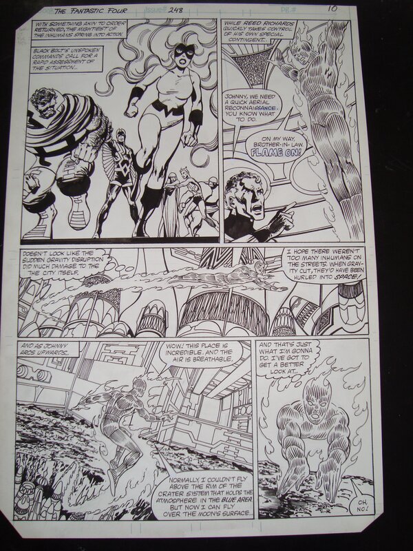 Fantastic FOUR 248 par John Byrne - Planche originale