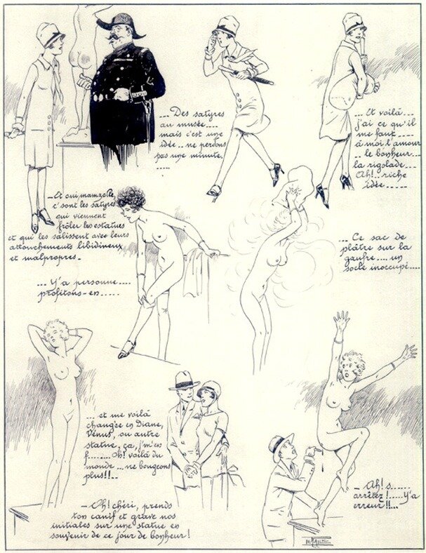 Le Rallic - Panique au Musée (années 30) - Comic Strip