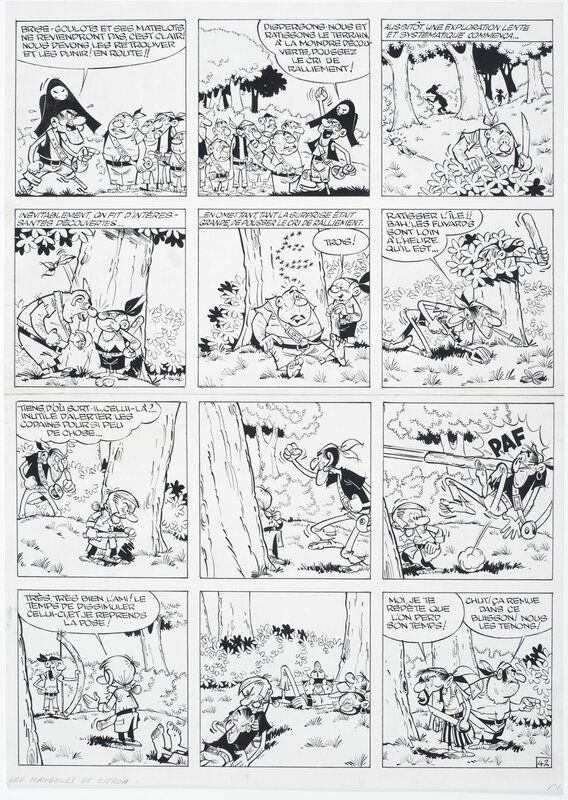 Marcel Remacle, Vieux Nick - Les mangeurs de citron - pl.42 - Planche originale