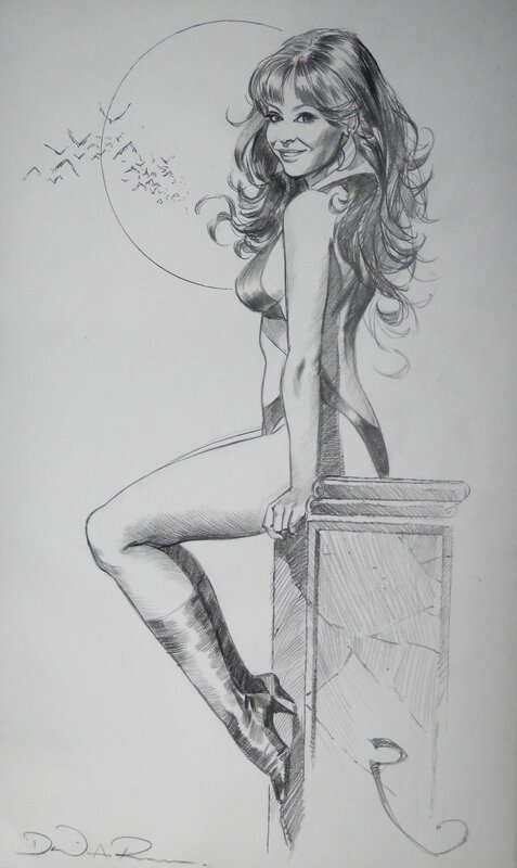 Vampirella by David Roach - Original art