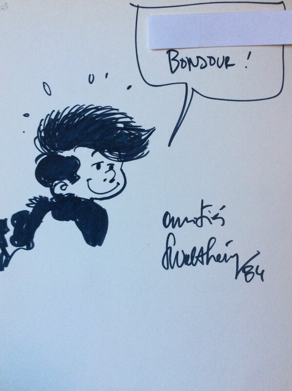 Pipo et Compagnie by François Walthéry - Sketch