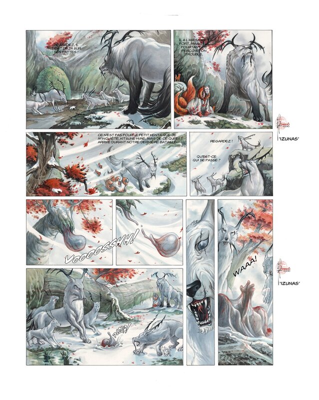 Izunas Planche 09 par Carita Lupattelli - Planche originale