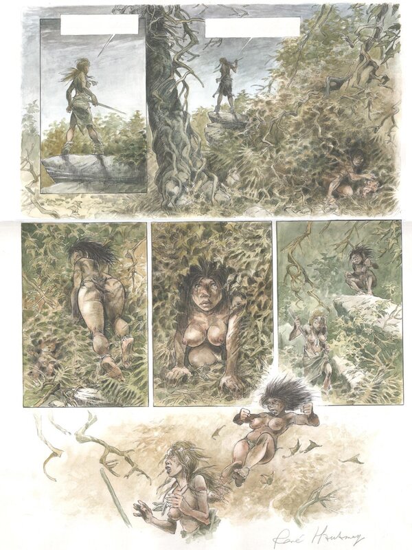 Chasseurs de l'aube by René Hausman - Comic Strip