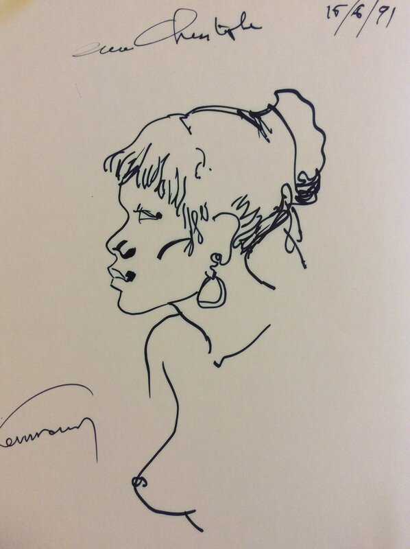 Hermann, Missié Vandisandi - Christophe - Sketch
